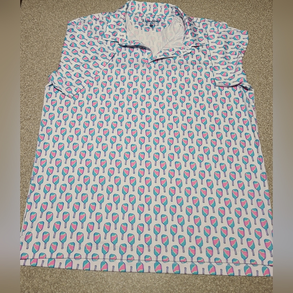Mens Chubbies Pickleball Paddle Polo Size Xxl